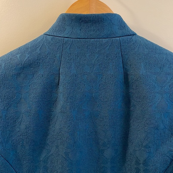 Versace double-buttoned mid-thigh length wool coat size 4 - Picture 8 of 16